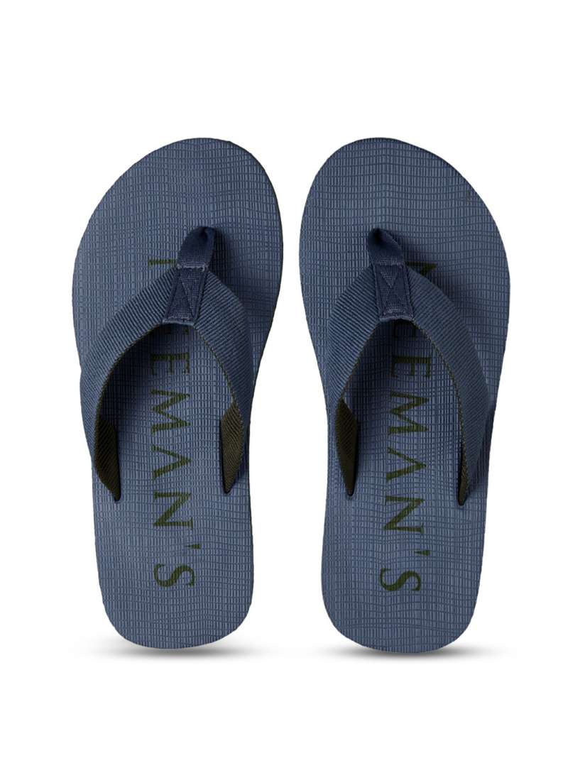 Neeman’s Men Stripped Thong Flip Flops