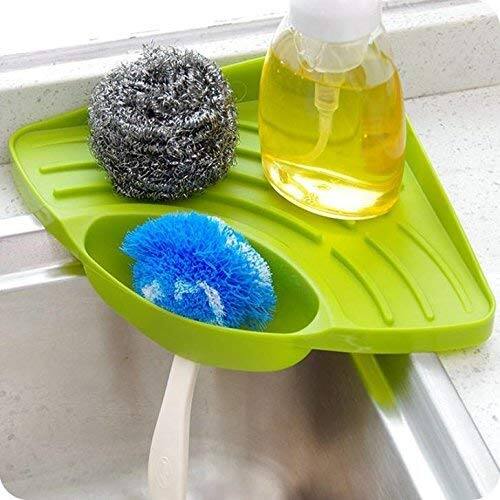 FreshDcart Kitchen Sink Corner Tool With Tray Storage Organizer Rack FreshDcart Kitchen Sink Corner Tool With Tray Storage Organizer Rack