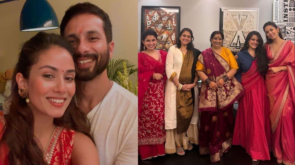 Shahid Kapoor's Wife Mira Rajput Attends Karwa Chauth Celebrations At Anil Kapoor’s Home With Stepmother-in-law | People News