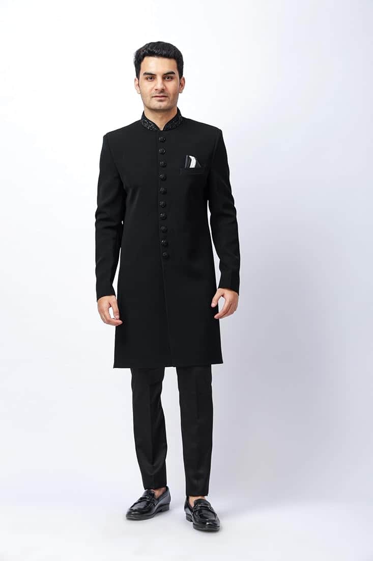 Aesthelia Embroidered Sherwani Set
