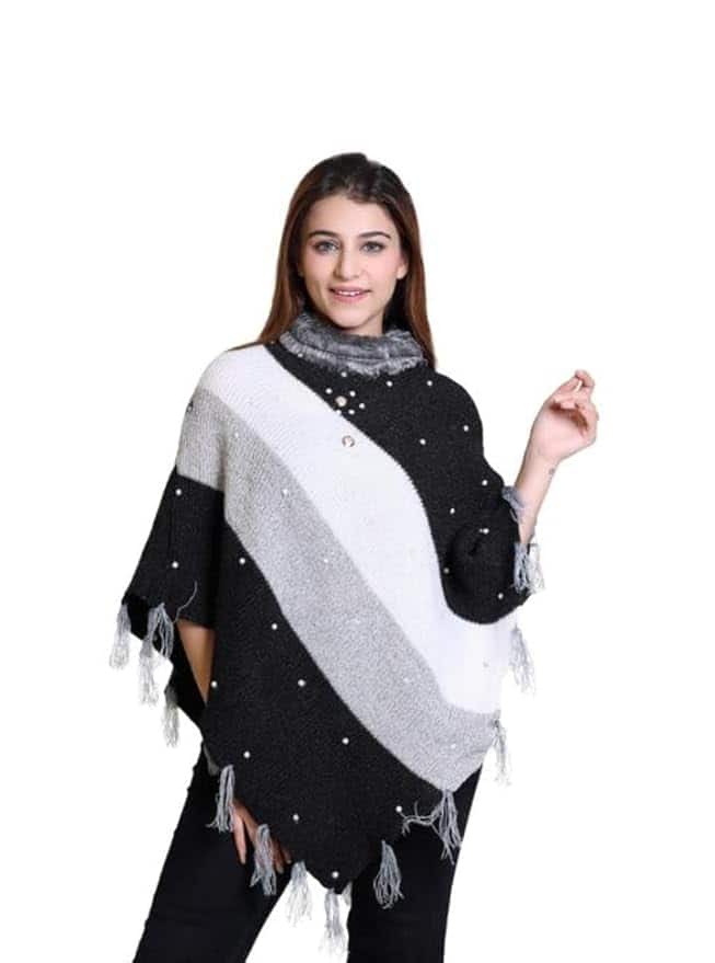 Generic Women’s Designer Winter Poncho Generic Women’s Designer Winter Poncho
