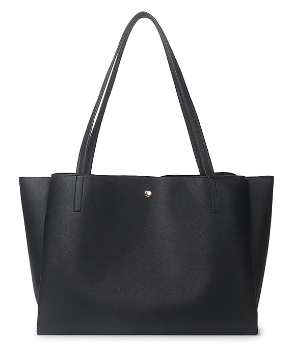 Generic Pure Vegan Leather Embossed Tote Bag for Women