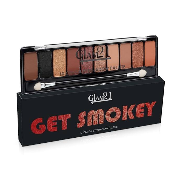 Glam21 Get Smoky 10 Color Eyeshadow Palette Glam21 Get Smoky 10 Color Eyeshadow Palette