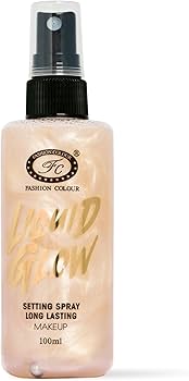  Fashion Colour Liquid Glow Setting Spray For Long Lasting Makeup - 100 ml - MF09B