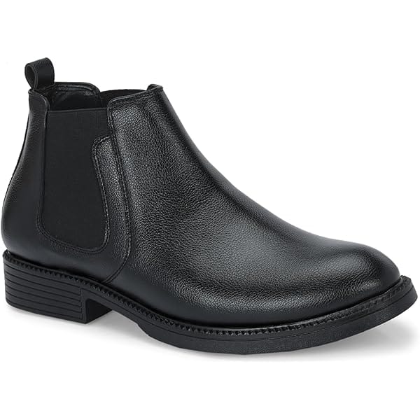 Roadster The Lifestyle Co. Men Black Mid Top Chelsea Boots Roadster The Lifestyle Co. Men Black Mid Top Chelsea Boots