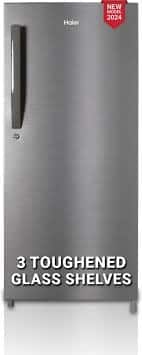 Haier 190 L 4-Star Single Door Fridge with Base Drawer