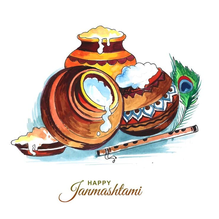 happy janmashtami festival background 1035 20702