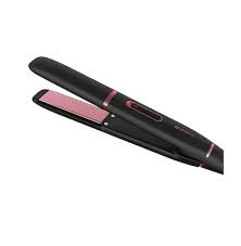Havells Men Pink HS4109 Black Ceramic Plates Fast Heat Up Hair Straightener