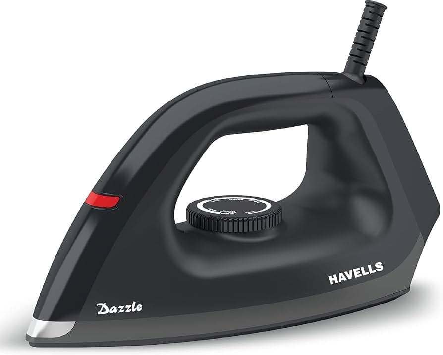 HAVELLS Dazzle 1100 W Dry Iron (Black)