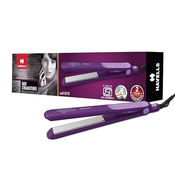Havells HS4101 Ceramic Plates Fast Heat-Up Hair Straightener (Purple) Havells HS4101 Ceramic Plates Fast Heat-Up Hair Straightener (Purple)