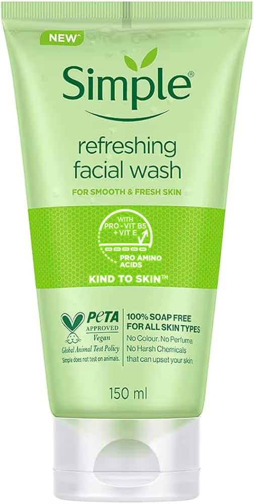 Simple Kind To Skin Refreshing Facial Wash - 150 ml