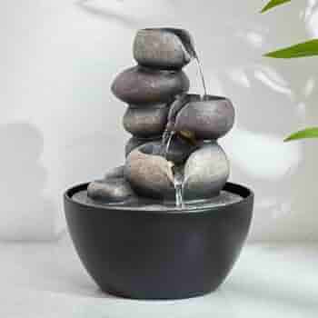 Home Centre Corsica Alpine Grey Pebbles Fountain