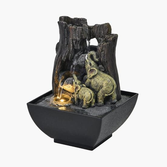 Home Centre Mini Elephant Fountain