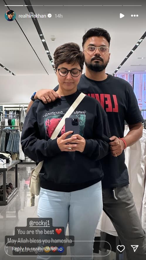 Hina Khan Pours Her Heart Out, Shares Touching Post For Boyfriend Rocky Jaiswal | People News Filmymeet