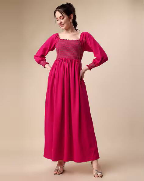 Honky Tonky Women Maxi Pink Midi Dress Honky Tonky Women Maxi Pink Midi Dress