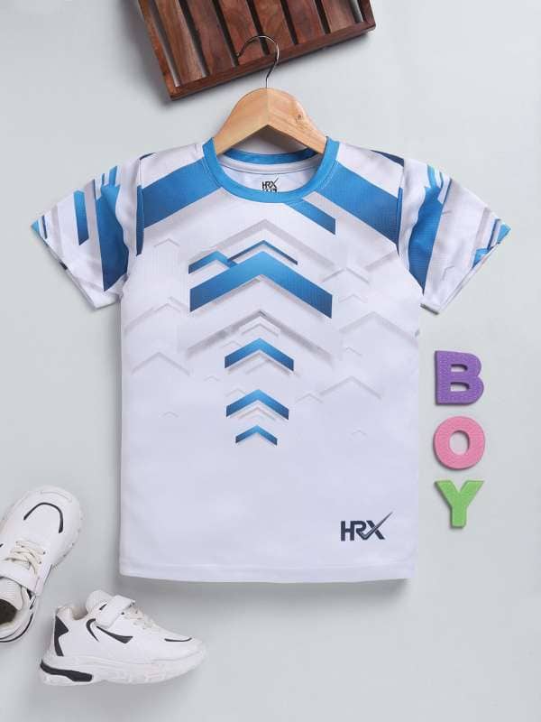 HRX by Hrithik Roshan Boys Printed Rapid Dry T-shirt
