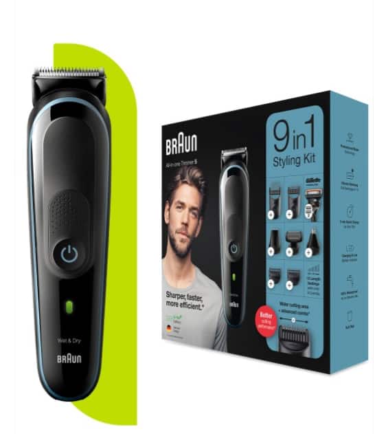 Braun Men MGK5380 Waterproof 9-In-1 Styling Kit 