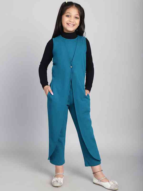  Baawri Girls Cotton Basic Jumpsuit