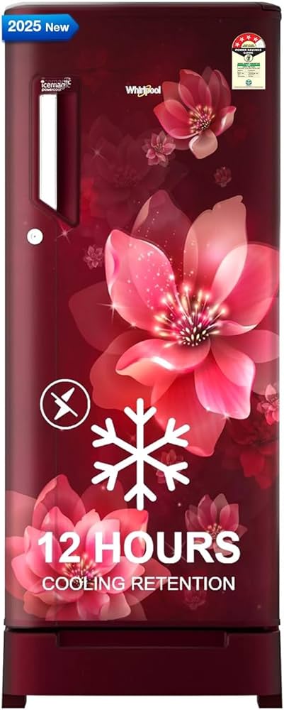 Whirlpool 192 L Direct Cool Single Door 4 Star Refrigerator (Wine Mulia) Whirlpool 192 L Direct Cool Single Door 4 Star Refrigerator (Wine Mulia)