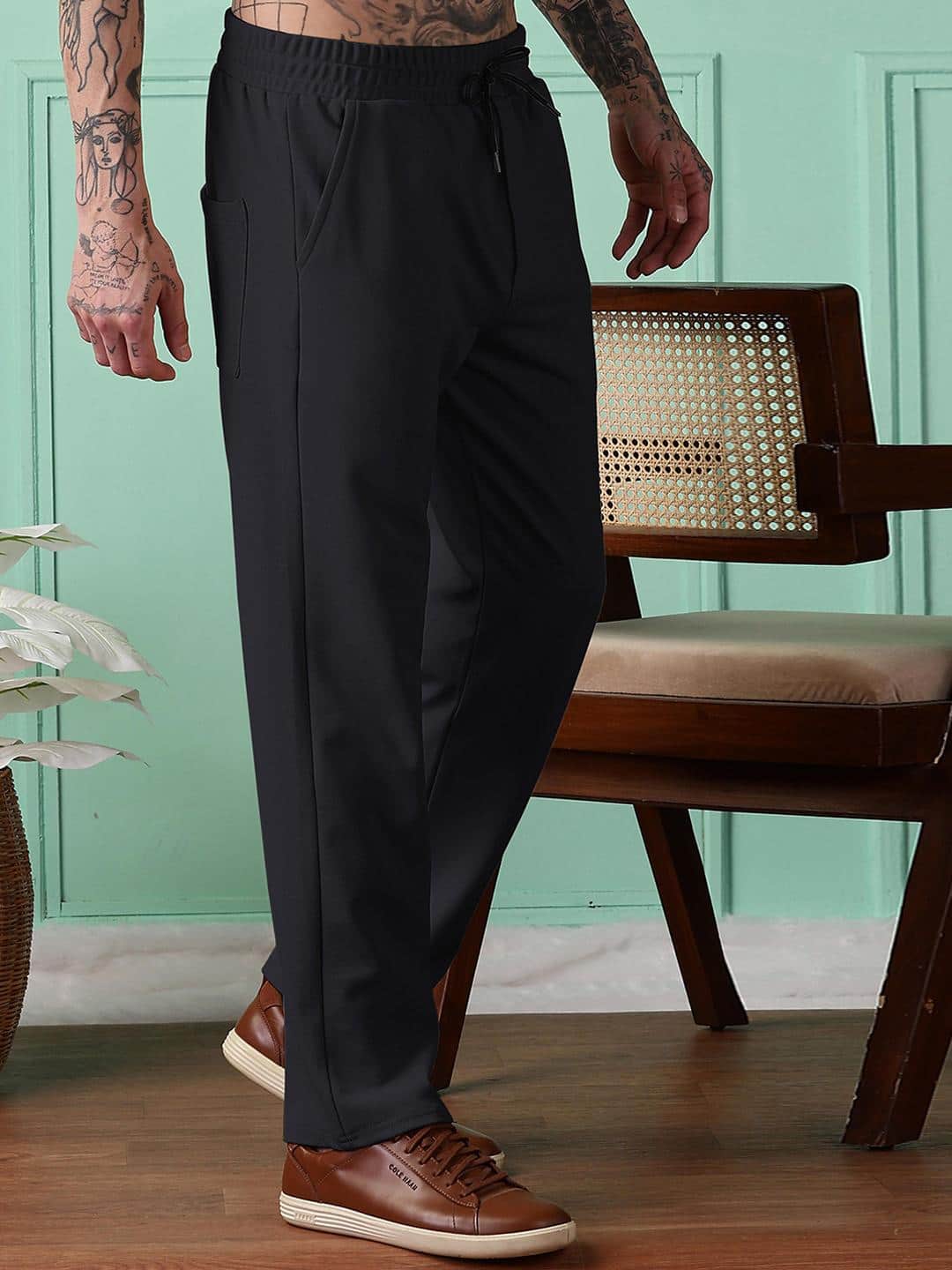 Bewakoof Men Black Pyjamas Bewakoof Men Black Pyjamas