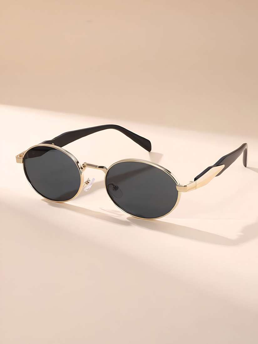 IFLASH Oval Unisex Sunglasses with UV Protective Lens