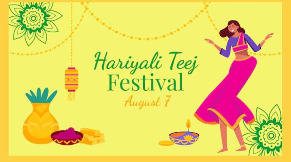 Happy Hariyali Teej 2024: Wishes, Greetings, Images, And WhatsApp Messages To Share Today | Culture News