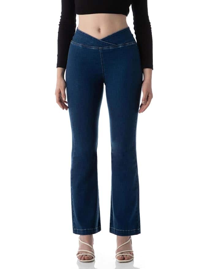 INKD Women’s Flared Pull-on Jeans INKD Women’s Flared Pull-on Jeans