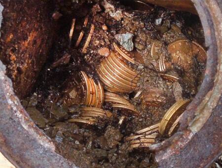 1400 Coins Worth 10mn Us Couple Strikes Gold In Their Own