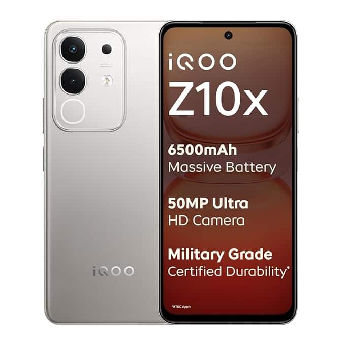 iQOO Z10x 5G (8GB RAM, 256GB Storage)