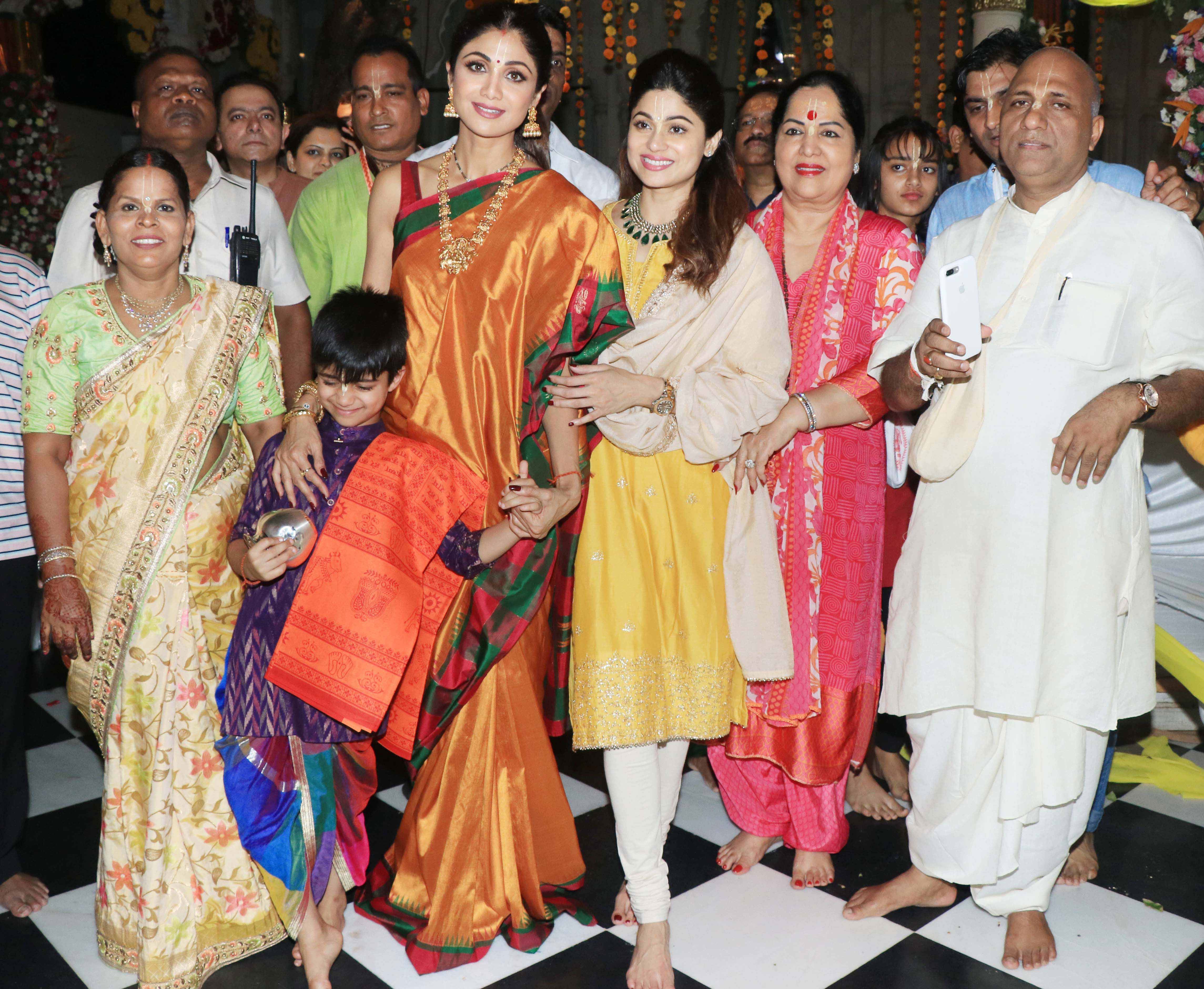 Shilpa Shetty at ISKCON temple, Mumbai