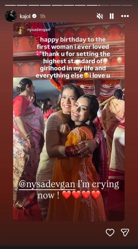 Kajol, Kajol birthday, Nysa Devgan
