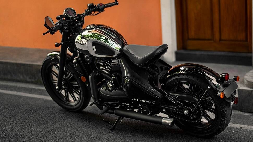 Jawa 42 Bobber Black Mirror Launched In India At Rs 2 25 Lakh Design 