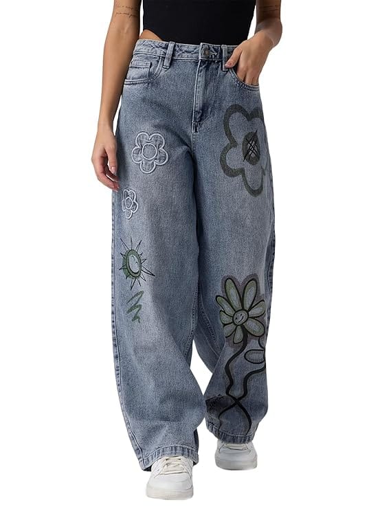 The Souled Store Denim Baggy Jeans The Souled Store Denim Baggy Jeans