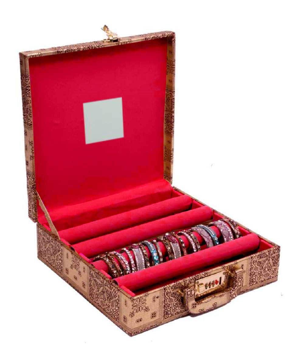 Kuber Industries Wooden Bangle Box Kuber Industries Wooden Bangle Box