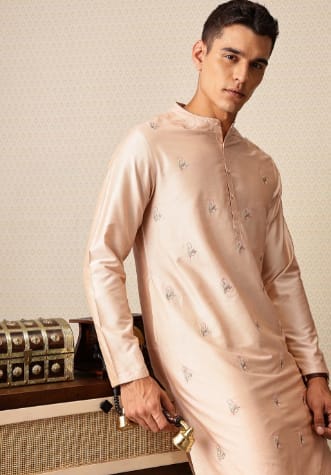 House of Pataudi – Floral Embroidered Thread Work Jashn Kurta House of Pataudi – Floral Embroidered Thread Work Jashn Kurta