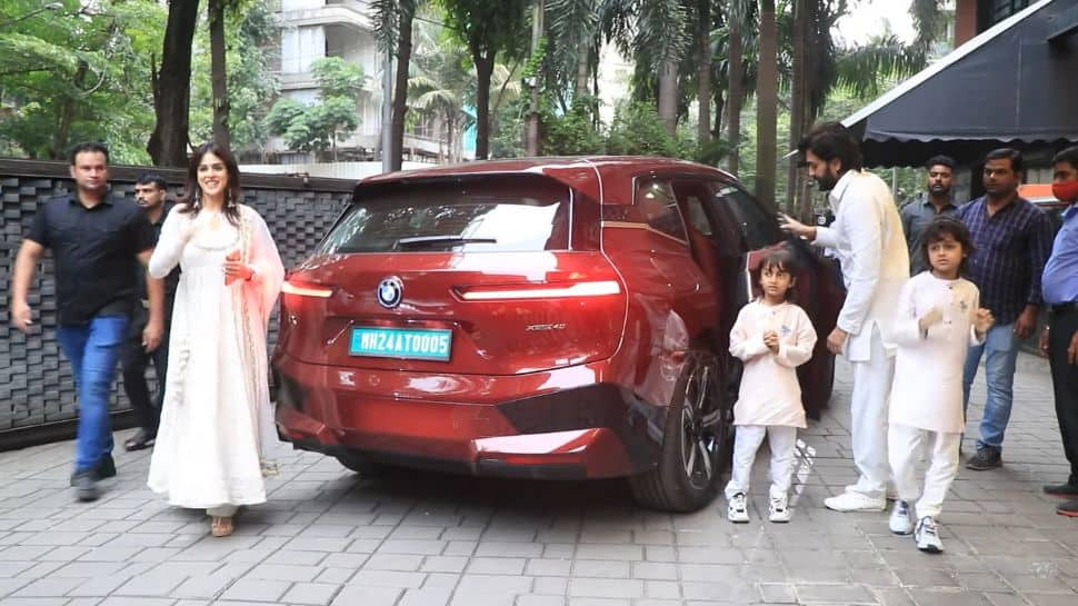 Riteish Deshmukh BMW iX
