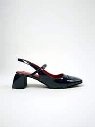 Theater Twiggy BROTHERS Square Toe Block Slingback Mary Janes