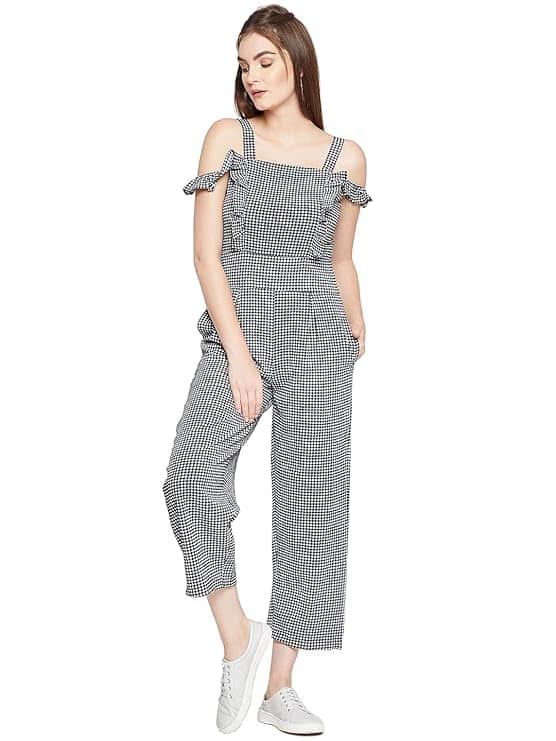 Rare Women's Synthetic Jumpsuit (EP31090- Black_XL) Rare Women's Synthetic Jumpsuit (EP31090- Black_XL)
