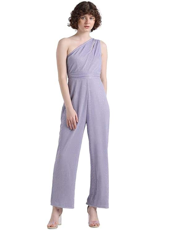 ONLY Onlwaren One Shoulder Basic Jumpsuit ONLY Onlwaren One Shoulder Basic Jumpsuit