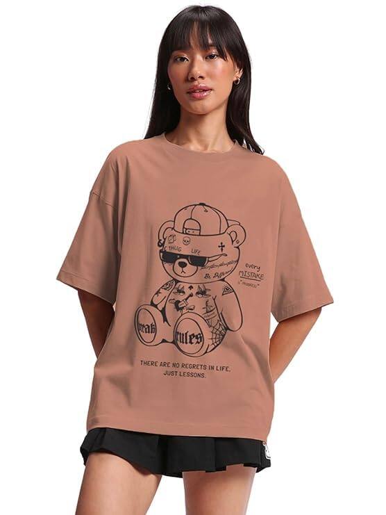 JUNEBERRY® 100% Pure Cotton Oversized Loose Baggy Fit JUNEBERRY® 100% Pure Cotton Oversized Loose Baggy Fit