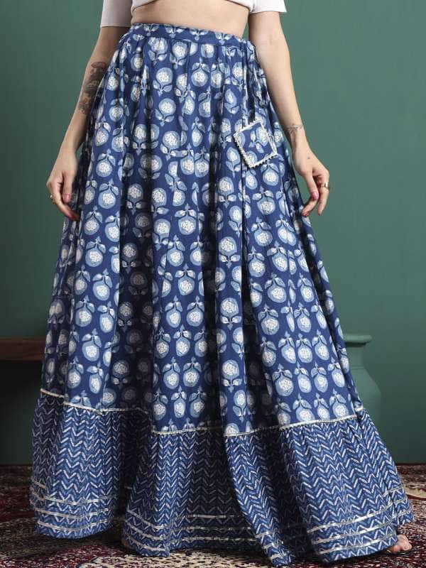 Kalini Printed Flared Maxi Skirts Kalini Printed Flared Maxi Skirts