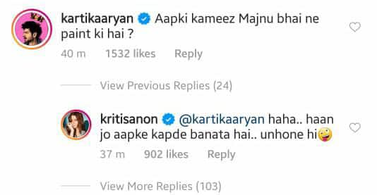 Kriti Sanon Epic Reply To Kartik Aaryan Question