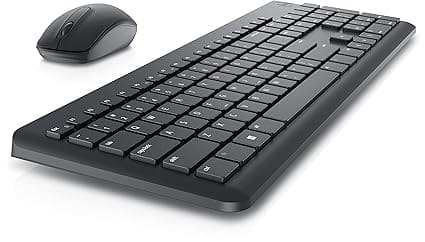 Dell KM3322W Wireless USB Keyboard and Mouse Combo (Black)