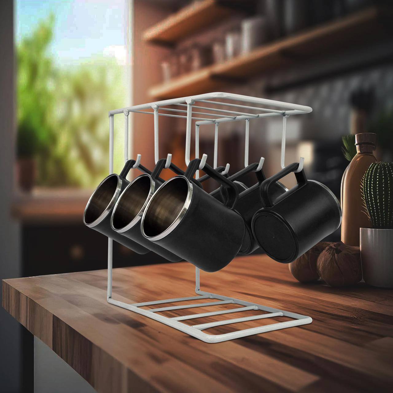 Homestic Kitchen Stand | Cup &amp; Plate Stand for Kitchen