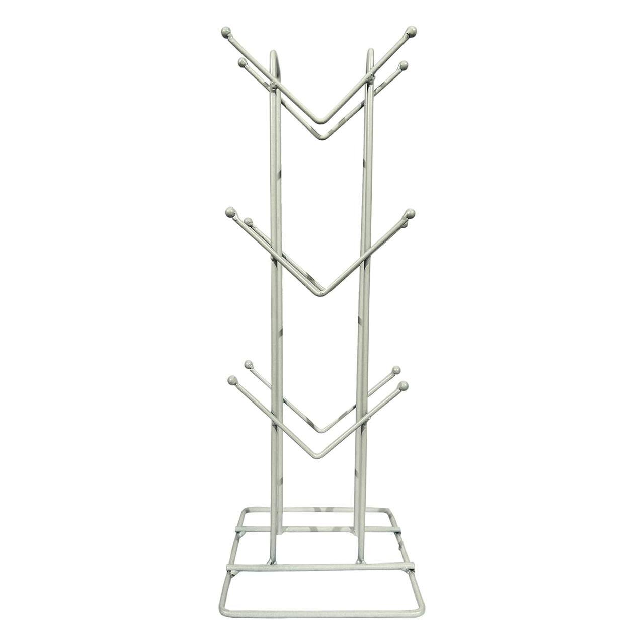 Kuber Industries Kitchen Stand | Cup Stand for Kitchen | 12 Hook Cup Stand Hanger
