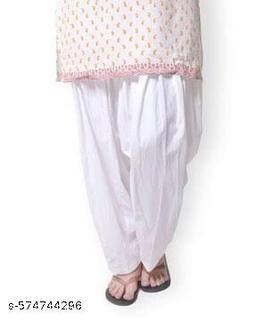  Bitterlime Women White Patiala Pants