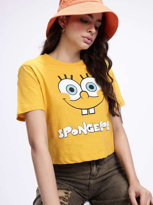 Kook N Keech SpongeBob Graphic Printed T-Shirt Kook N Keech SpongeBob Graphic Printed T-Shirt