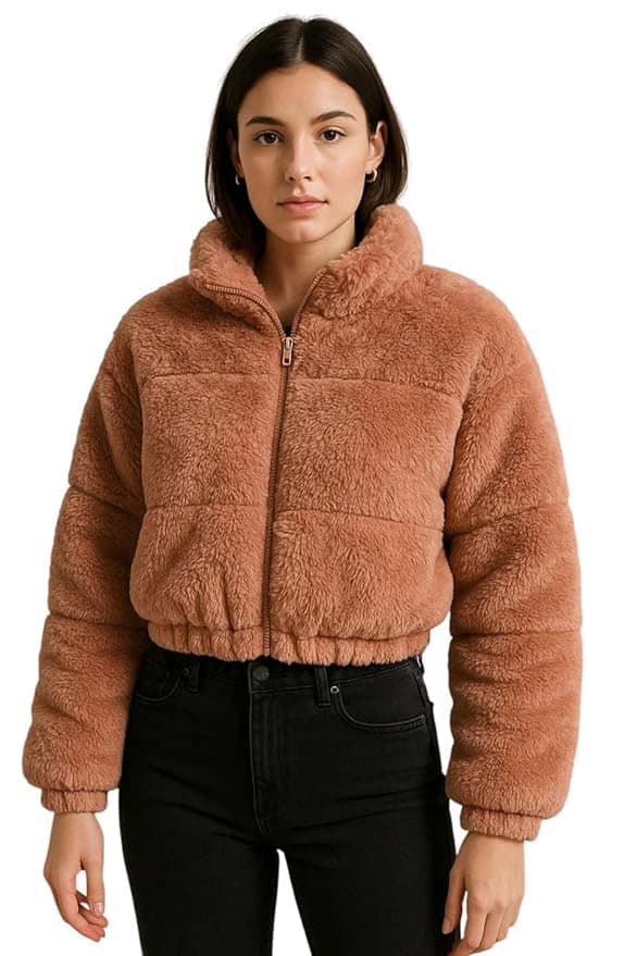 KOTTY Women’s Luxurious Faux Fur Winter Jacket KOTTY Women’s Luxurious Faux Fur Winter Jacket