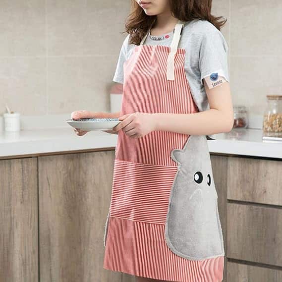 Leeonz Adjustable Waterproof Chef Apron
