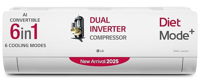LG 1.5 Ton 3 Star DUAL Inverter Split AC